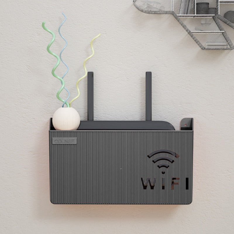 Wall mounted wireless WiFi router box/cover | - Elegant Households KE