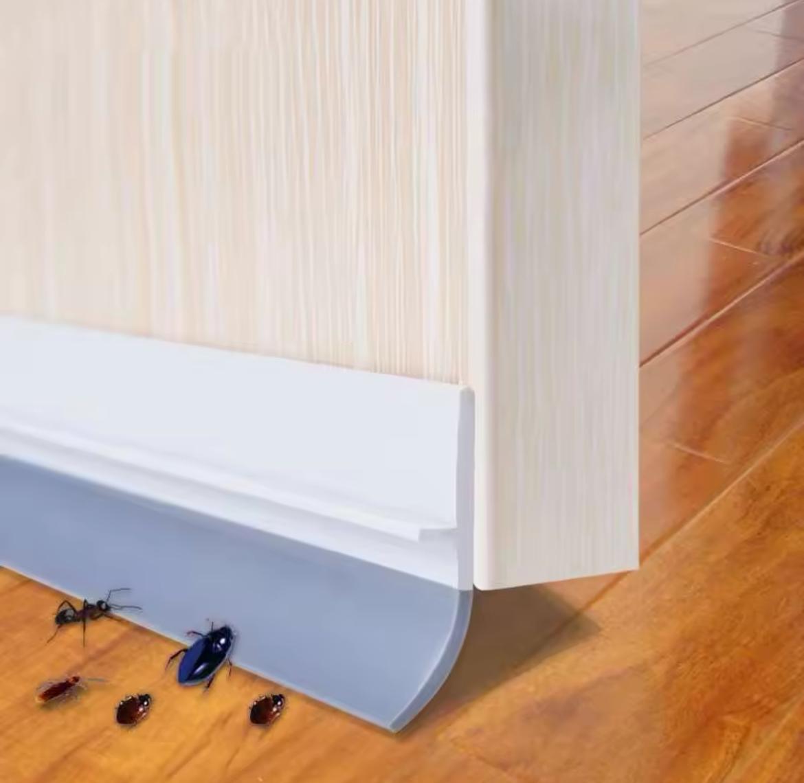 Waterproof Adhesive Silicone rubber Under Door Sealing strip | - Elegant Households KE