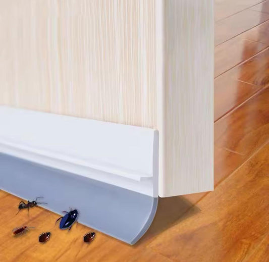 Waterproof Adhesive Silicone rubber Under Door Sealing strip | - Elegant Households KE