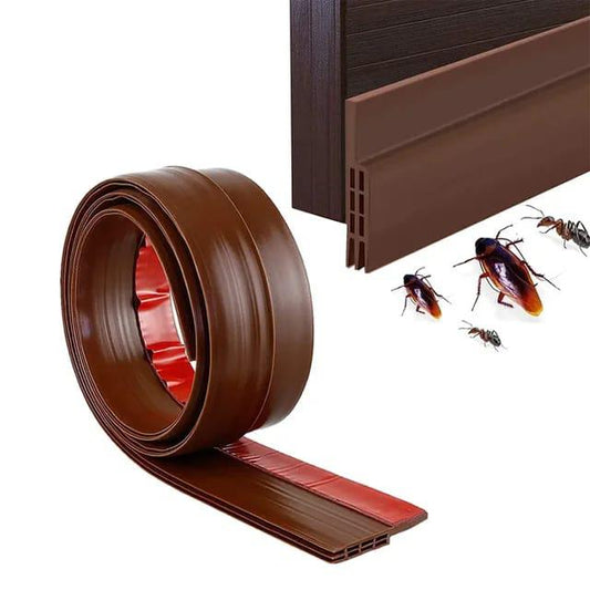 Waterproof Adhesive Silicone rubber Under Door Sealing strip | - Elegant Households KE