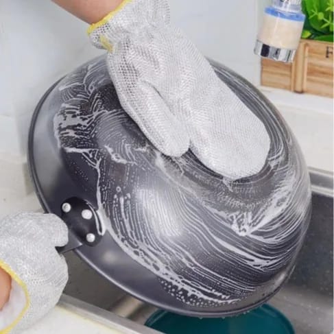 Heavy Duty Dishwashing Gloves Price in Kenya – Rubber Household Cleaning Gloves Waterproof Steel Wire Design