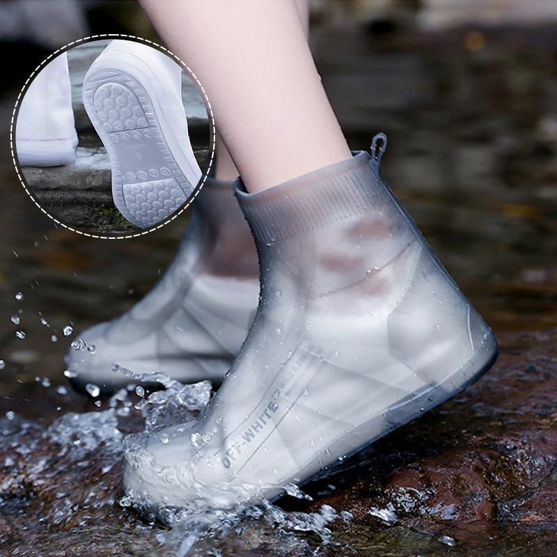 WaterProof Shoe Covers Reusable Silicone Rain Shoe Covers | - Elegant Households KE