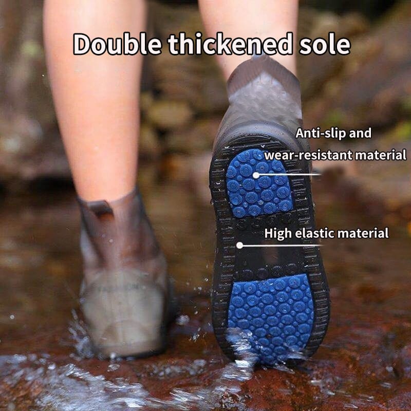 WaterProof Shoe Covers Reusable Silicone Rain Shoe Covers | - Elegant Households KE