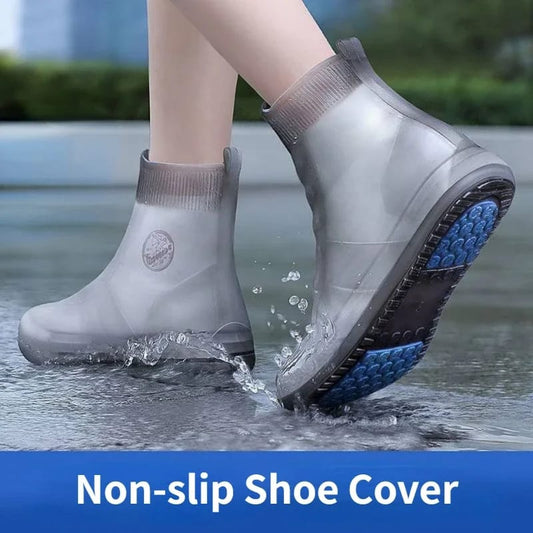 WaterProof Shoe Covers Reusable Silicone Rain Shoe Covers | - Elegant Households KE