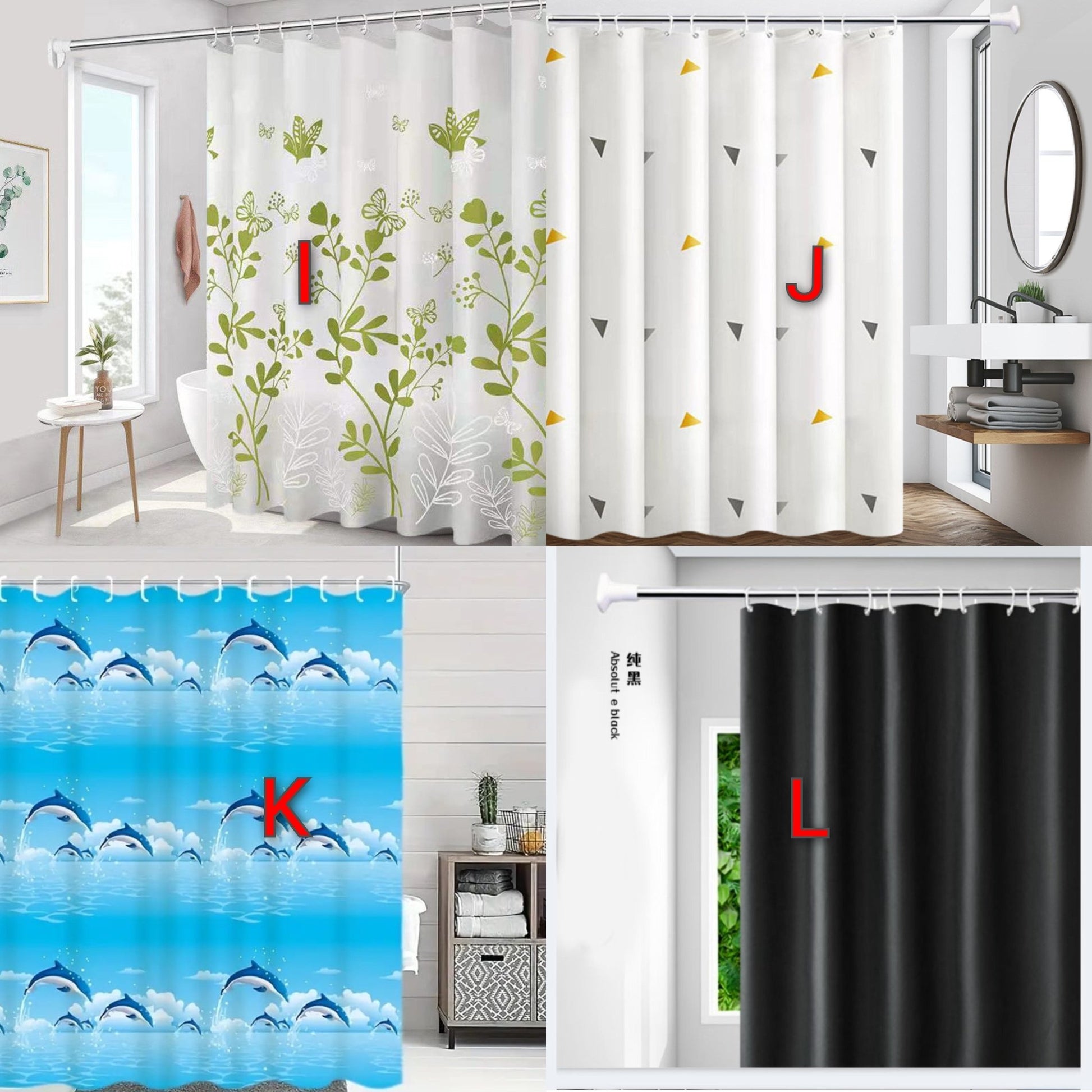 Waterproof Shower Curtain | - Elegant Households KE