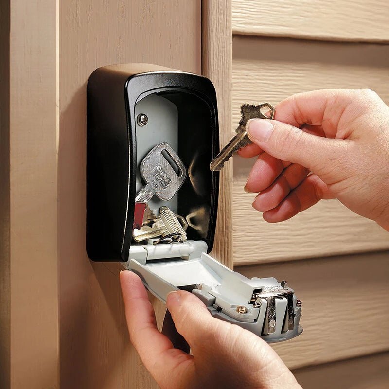 Weatherproof Wall - mounted Key Safe Password Key Box | - Elegant Households KE