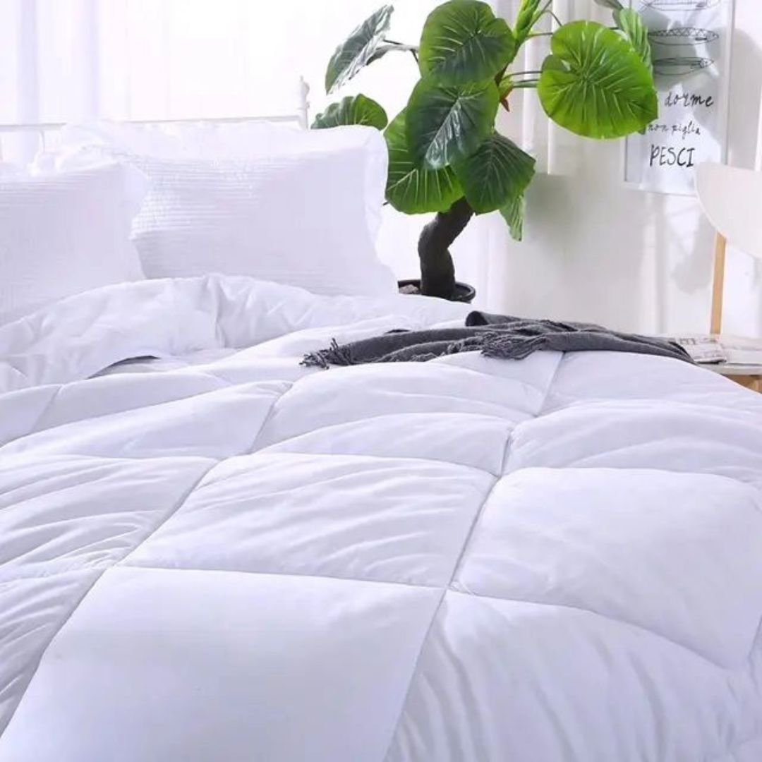 White Binded Duvets | - Elegant Households KE