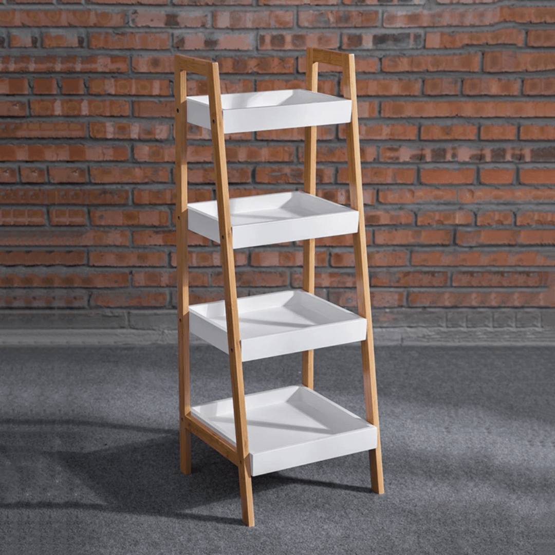 Wooden Storage Rack for Home Office Books & Plants | - Elegant Households KE