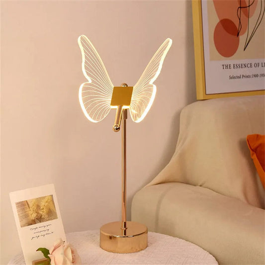 WUDEN Butterfly Table Lamp – Elegant LED Decorative Light | - Elegant Households KE
